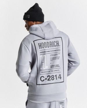 Hoodrich OG Akira Hoodie Herr Grå | 16827-XJLH