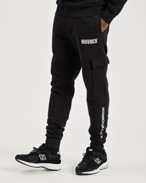 Hoodrich OG Limit Cargo Joggingbyxor Herr Svarta | 63917-BSAY