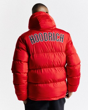 Hoodrich OG Stack Jackor Herr Röda | 08596-QJVT