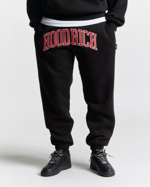 Hoodrich Phoenix Oversized Joggingbyxor Herr Svarta | 52160-KHTE