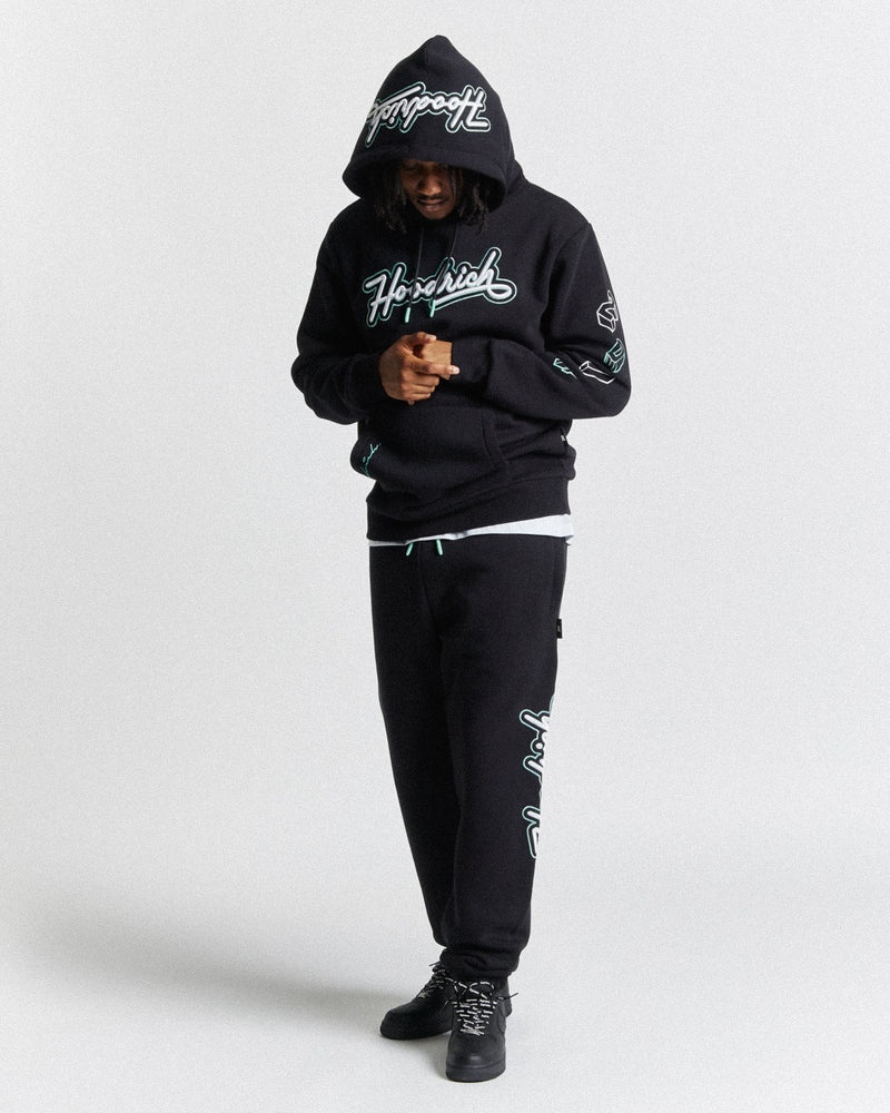 Hoodrich Arena Hoodie Herr Svarta | 46097-RXSU