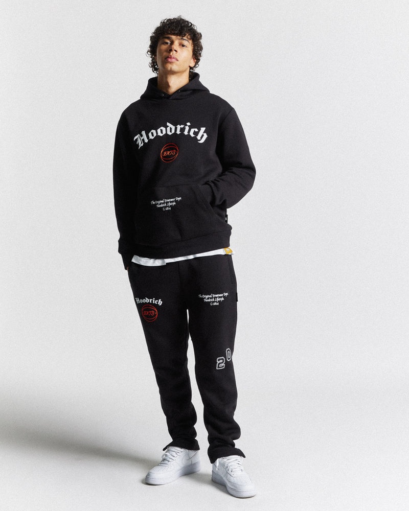 Hoodrich Net Hoodie Herr Svarta | 45206-MZWC