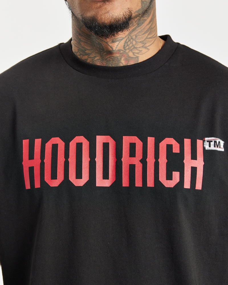 Hoodrich OG Akira T-shirt Herr Svarta | 84312-POJN