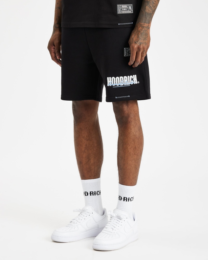 Hoodrich OG Blend V2 Shorts Herr Svarta | 41278-OZTQ