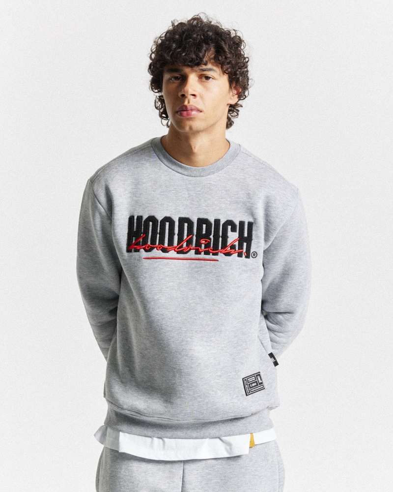 Hoodrich OG Blend V2 Sweatshirt Herr Grå | 52036-RCMW