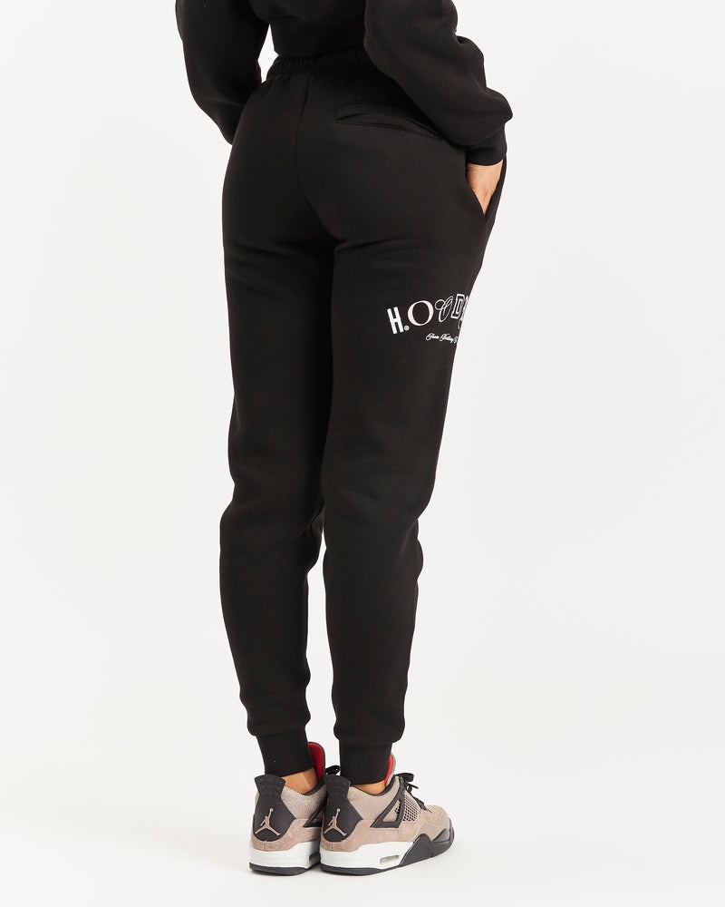 Hoodrich OG Calor Joggingbyxor Dam Svarta | 45872-HGXQ