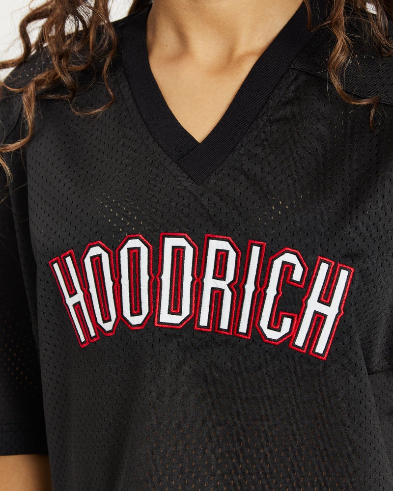 Hoodrich OG Court Cropped T-shirt Dam Svarta | 05863-FPNZ