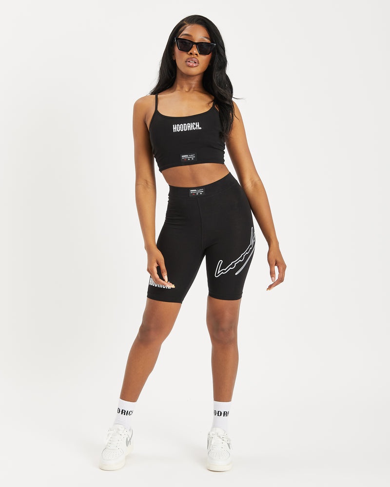 Hoodrich OG Crate Cycling Shorts Dam Svarta | 43169-BNZQ