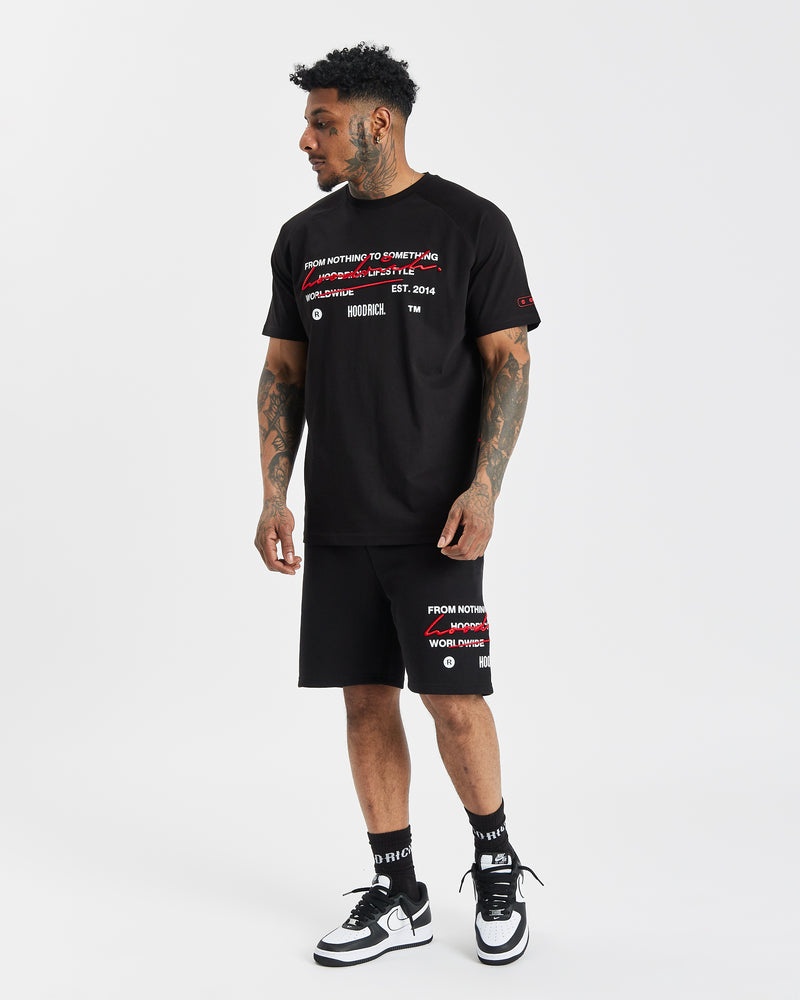 Hoodrich OG Cruzade Shorts Herr Svarta | 64981-CJOF