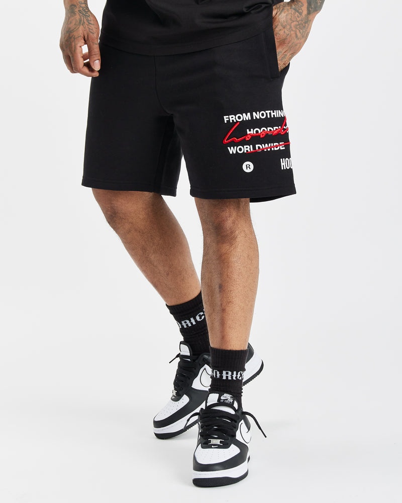 Hoodrich OG Cruzade Shorts Herr Svarta | 64981-CJOF