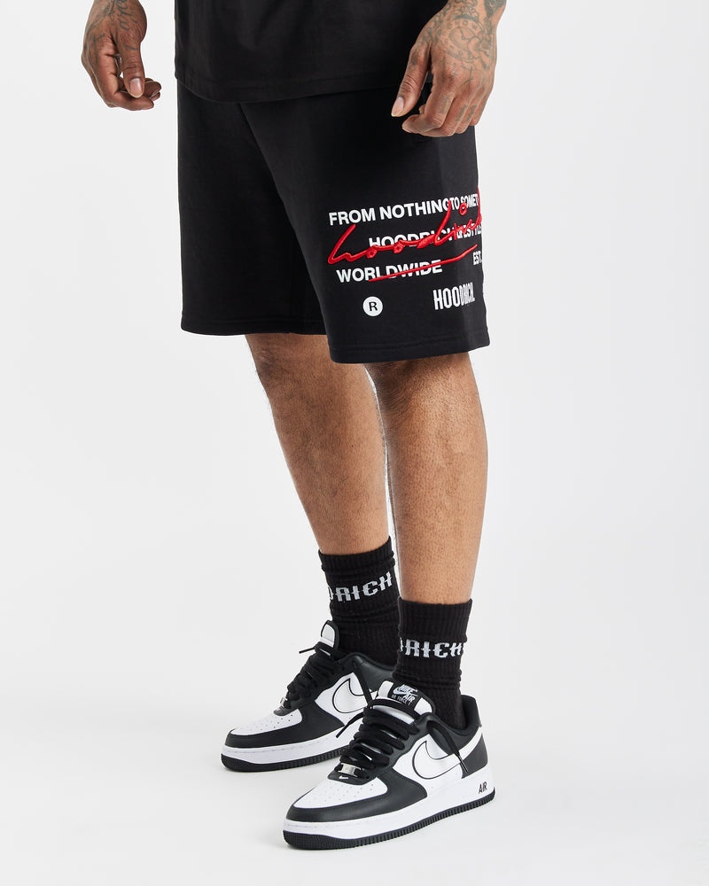 Hoodrich OG Cruzade Shorts Herr Svarta | 64981-CJOF