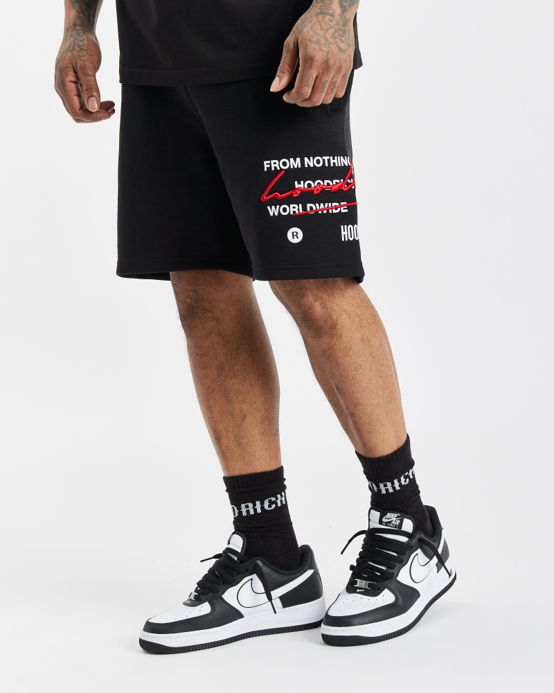 Hoodrich OG Cruzade Shorts Herr Svarta | 64981-CJOF