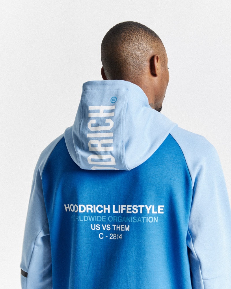 Hoodrich OG Cycle Full Zip Hoodie Herr Blå | 31640-MXSH