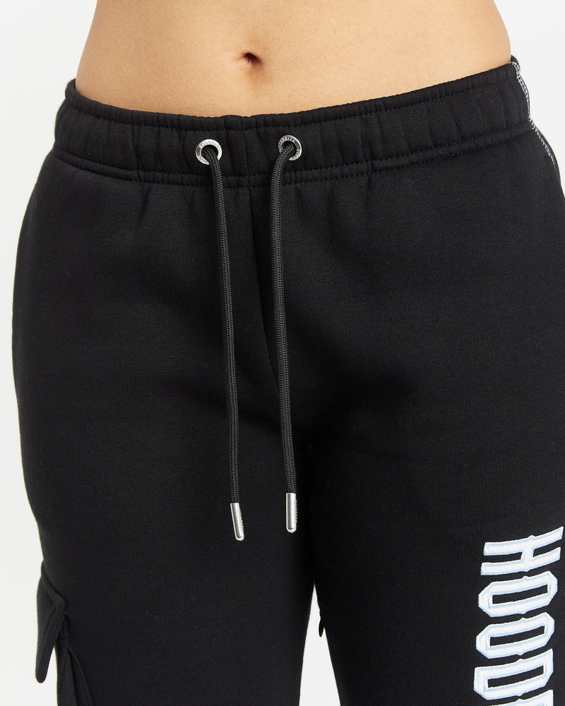 Hoodrich OG Distinct Slim Fit Joggingbyxor Dam Svarta | 94765-ZSPR