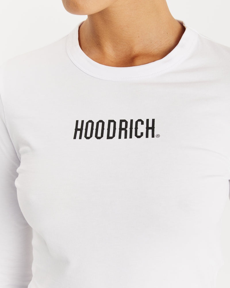 Hoodrich OG Intel L/S T-shirt Dam Vita | 20391-FWSA