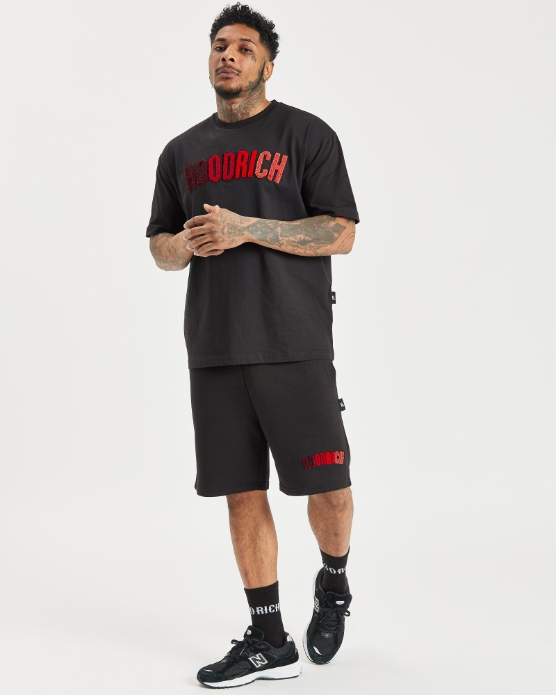 Hoodrich OG Kraze Shorts Herr Svarta | 85360-WPZF