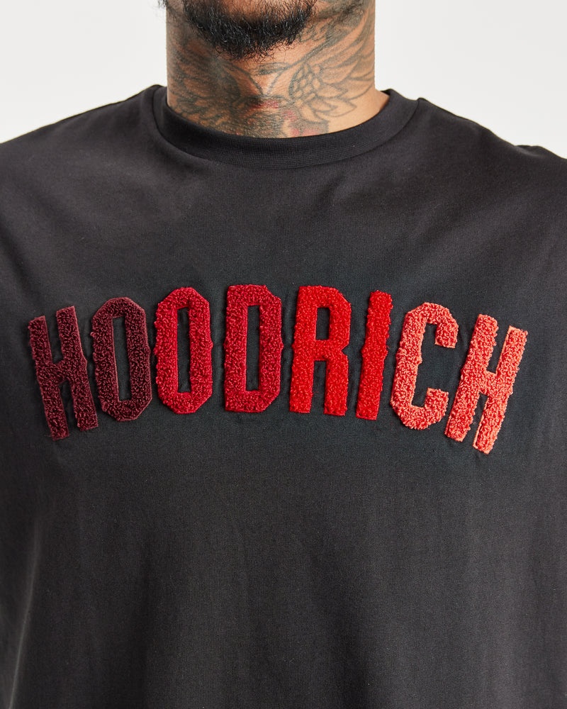 Hoodrich OG Kraze T-shirt Herr Svarta | 50974-DQMN