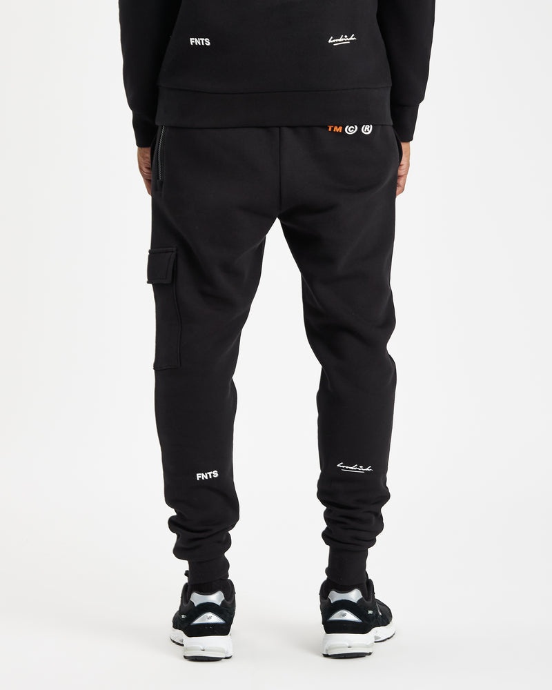 Hoodrich OG Limit Cargo Joggingbyxor Herr Svarta | 63917-BSAY