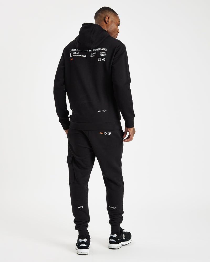 Hoodrich OG Limit Cargo Joggingbyxor Herr Svarta | 63917-BSAY