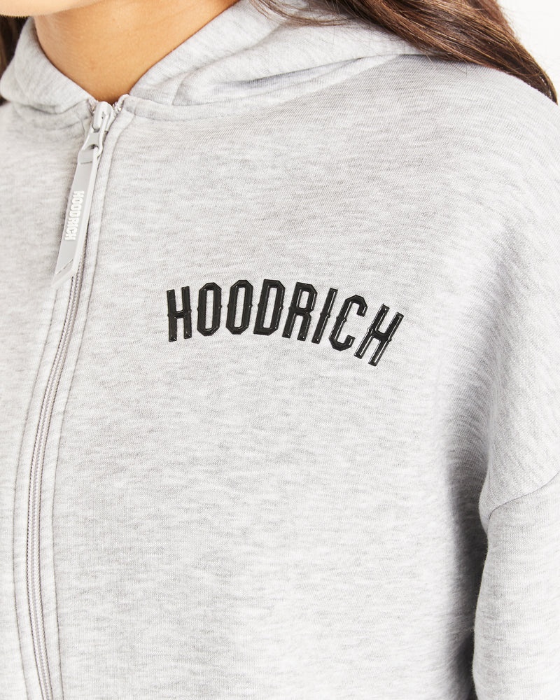 Hoodrich OG Luna Full Zip Hoodie Dam Grå | 27093-QVBT