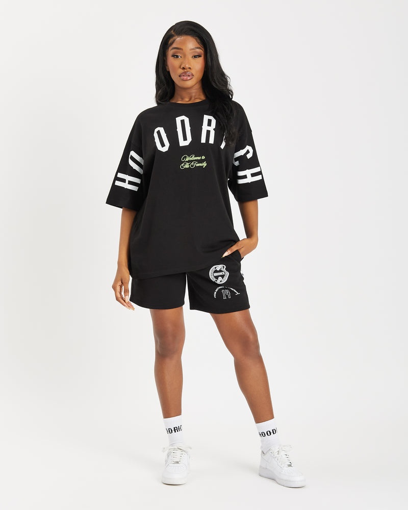 Hoodrich OG Match Shorts Dam Svarta | 27350-PKNL