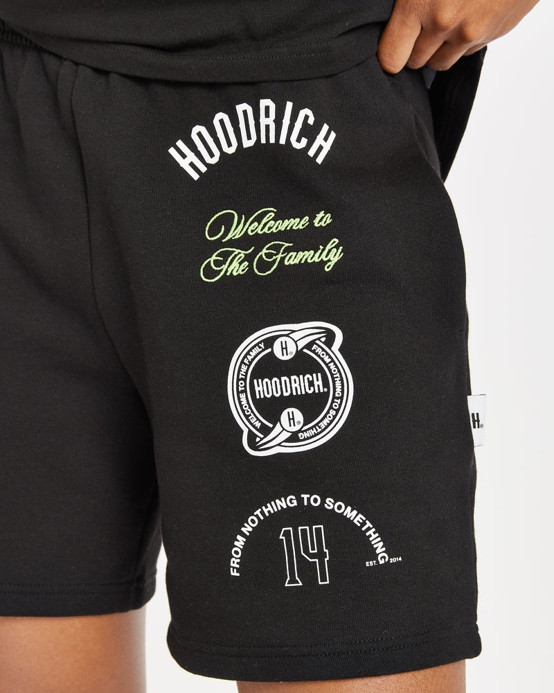 Hoodrich OG Match Shorts Dam Svarta | 27350-PKNL