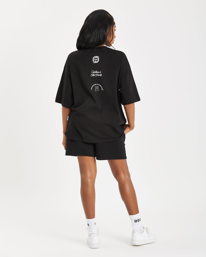 Hoodrich OG Match Shorts Dam Svarta | 27350-PKNL