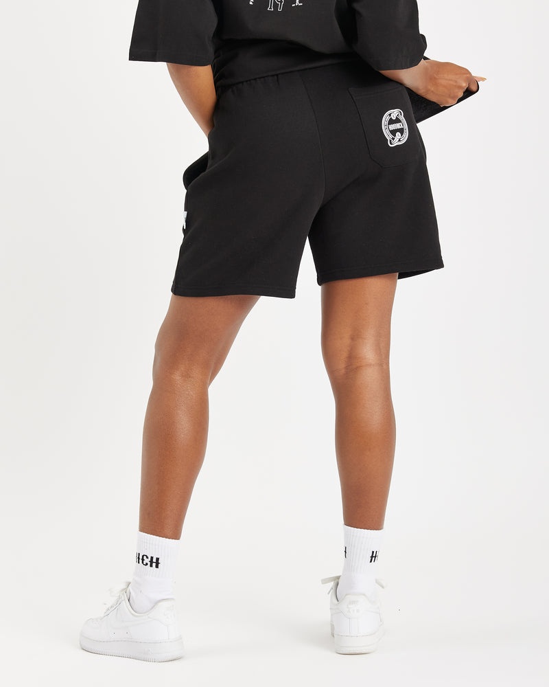 Hoodrich OG Match Shorts Dam Svarta | 27350-PKNL