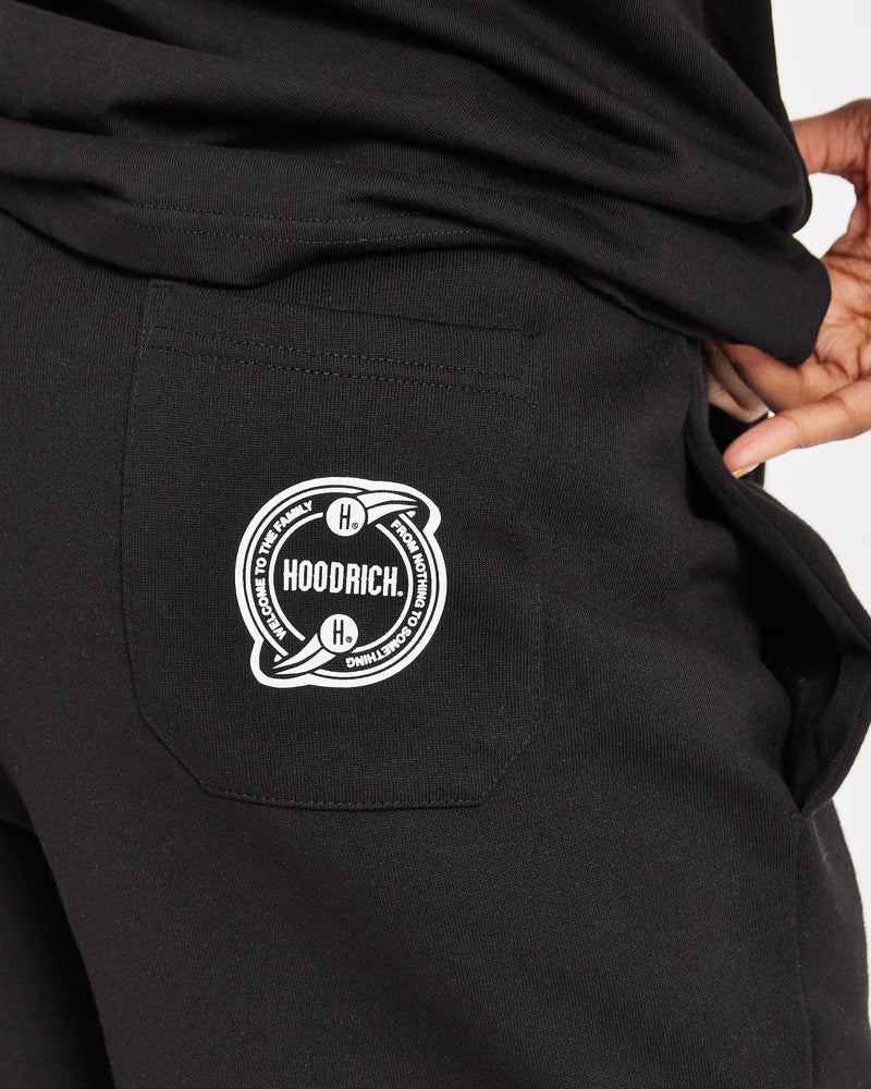 Hoodrich OG Match Shorts Dam Svarta | 27350-PKNL