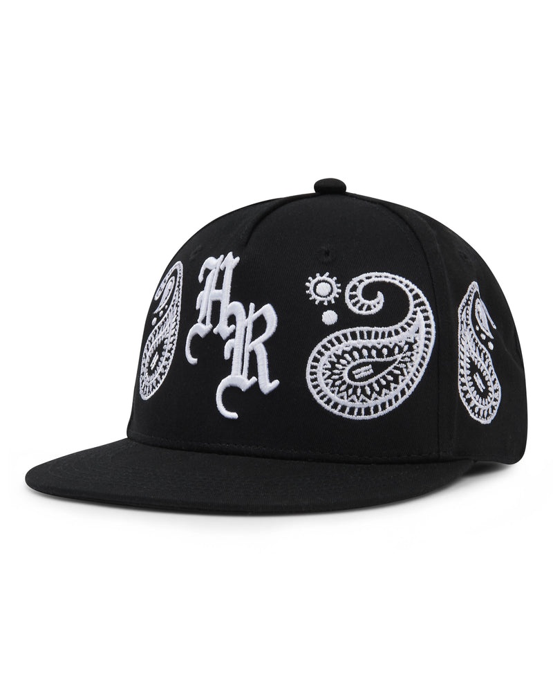 Hoodrich OG Motif Fitted Hatt Herr Svarta | 91028-DVEK