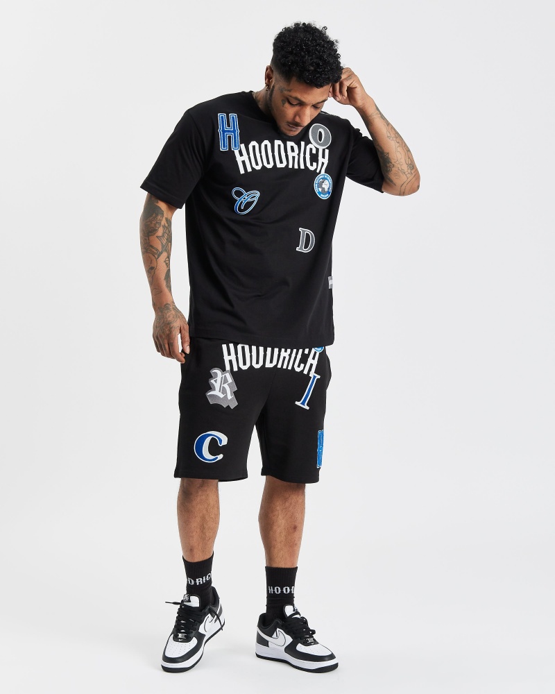 Hoodrich OG Pacific V2 Shorts Herr Svarta | 36258-RLSJ