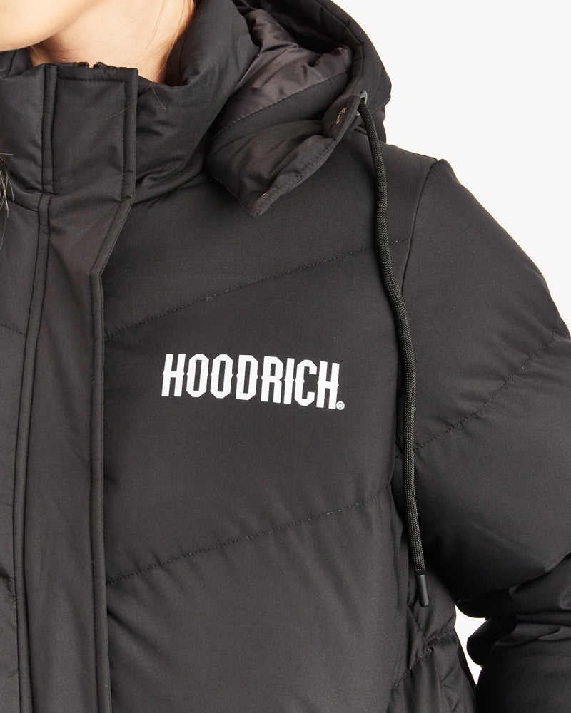 Hoodrich OG Sia Longline Jackor Dam Svarta | 76098-ZMUT