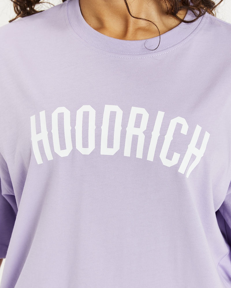 Hoodrich OG Staple Boyfriend T-shirt Dam Lavendel | 70328-HOUW