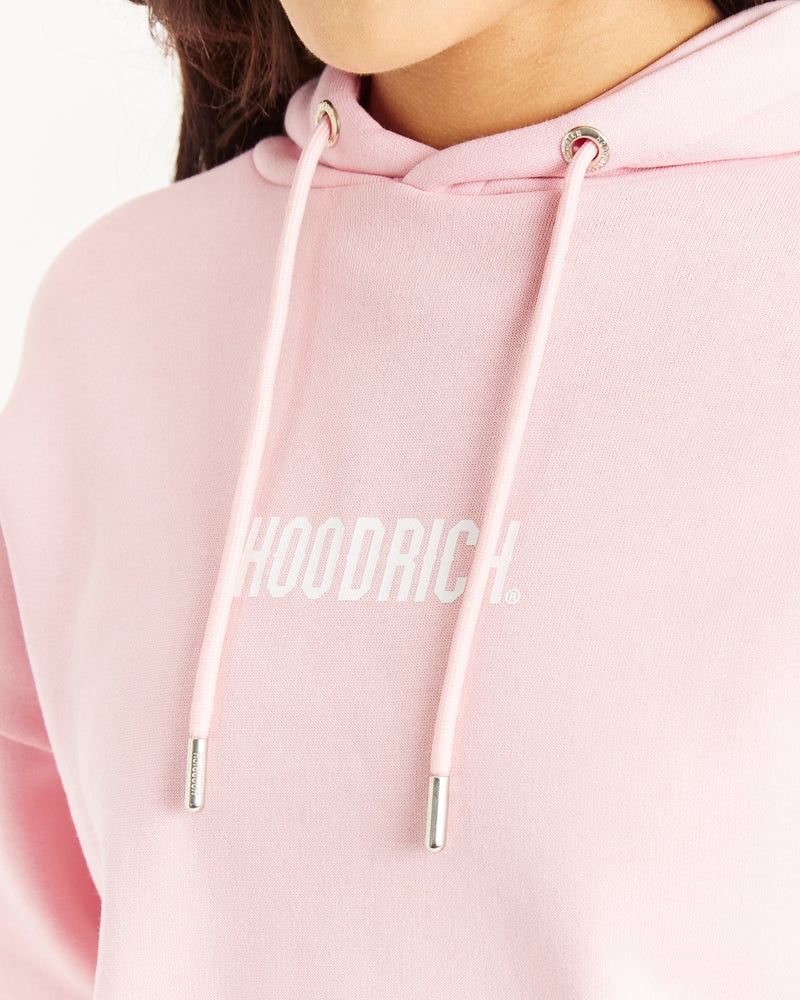 Hoodrich OG Storm Logo Hoodie Dam Rosa | 36475-SJIU