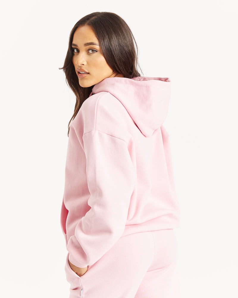 Hoodrich OG Storm Logo Hoodie Dam Rosa | 36475-SJIU