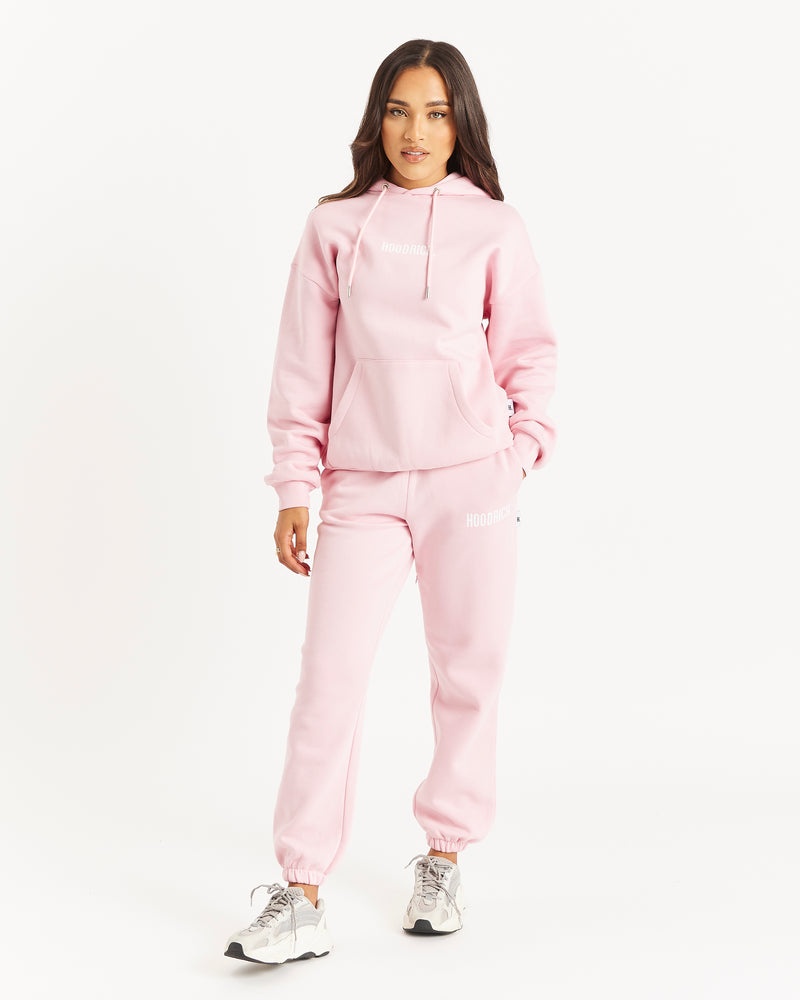 Hoodrich OG Storm Logo Hoodie Dam Rosa | 36475-SJIU