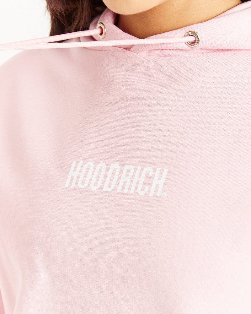 Hoodrich OG Storm Logo Hoodie Dam Rosa | 36475-SJIU