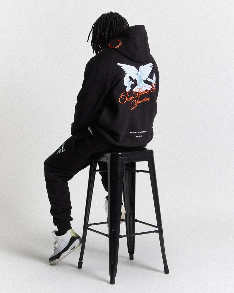 Hoodrich OG Take Flight V2 Hoodie Herr Svarta | 04268-UMEN