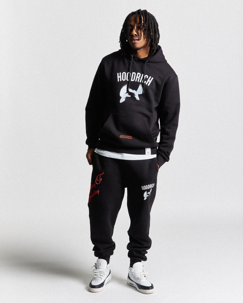 Hoodrich OG Take Flight V2 Hoodie Herr Svarta | 04268-UMEN