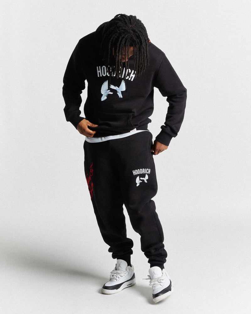 Hoodrich OG Take Flight V2 Hoodie Herr Svarta | 04268-UMEN