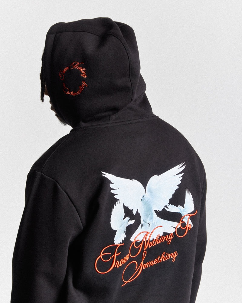 Hoodrich OG Take Flight V2 Hoodie Herr Svarta | 04268-UMEN