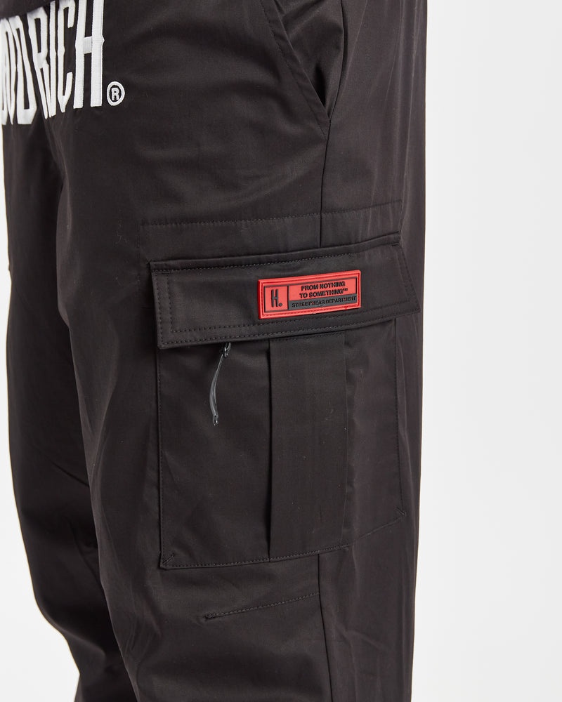 Hoodrich OG Trek Cargo Byxor Herr Svarta | 85932-MGDW