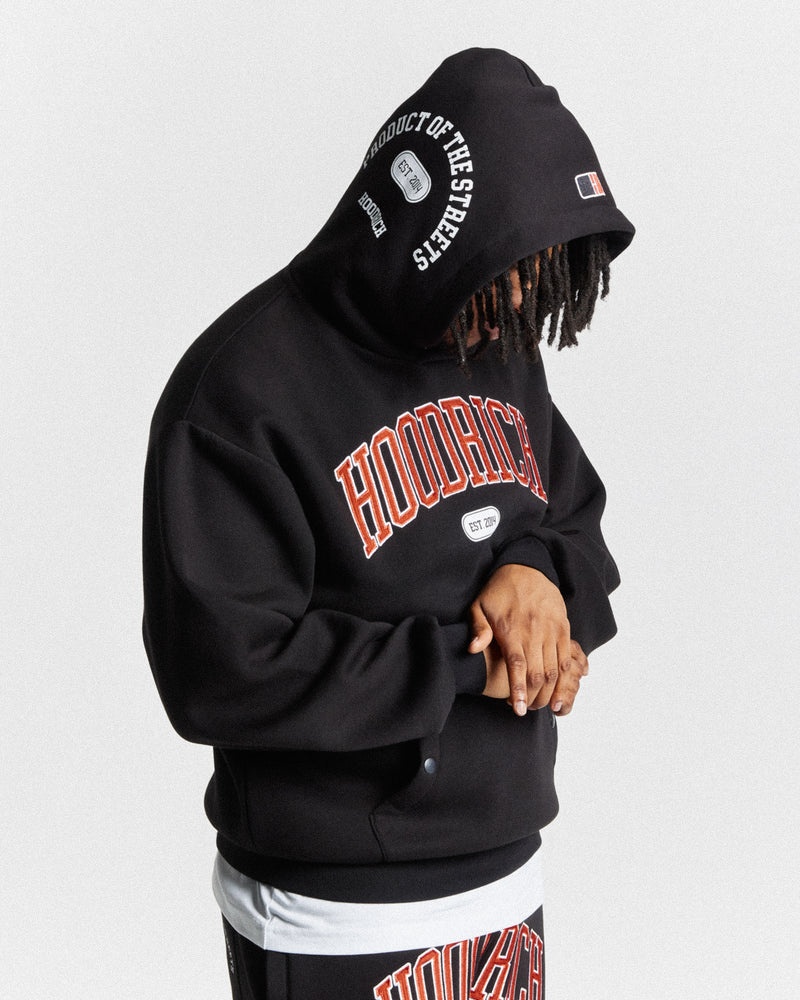 Hoodrich Phoenix Oversized Hoodie Herr Svarta | 84290-MFWN