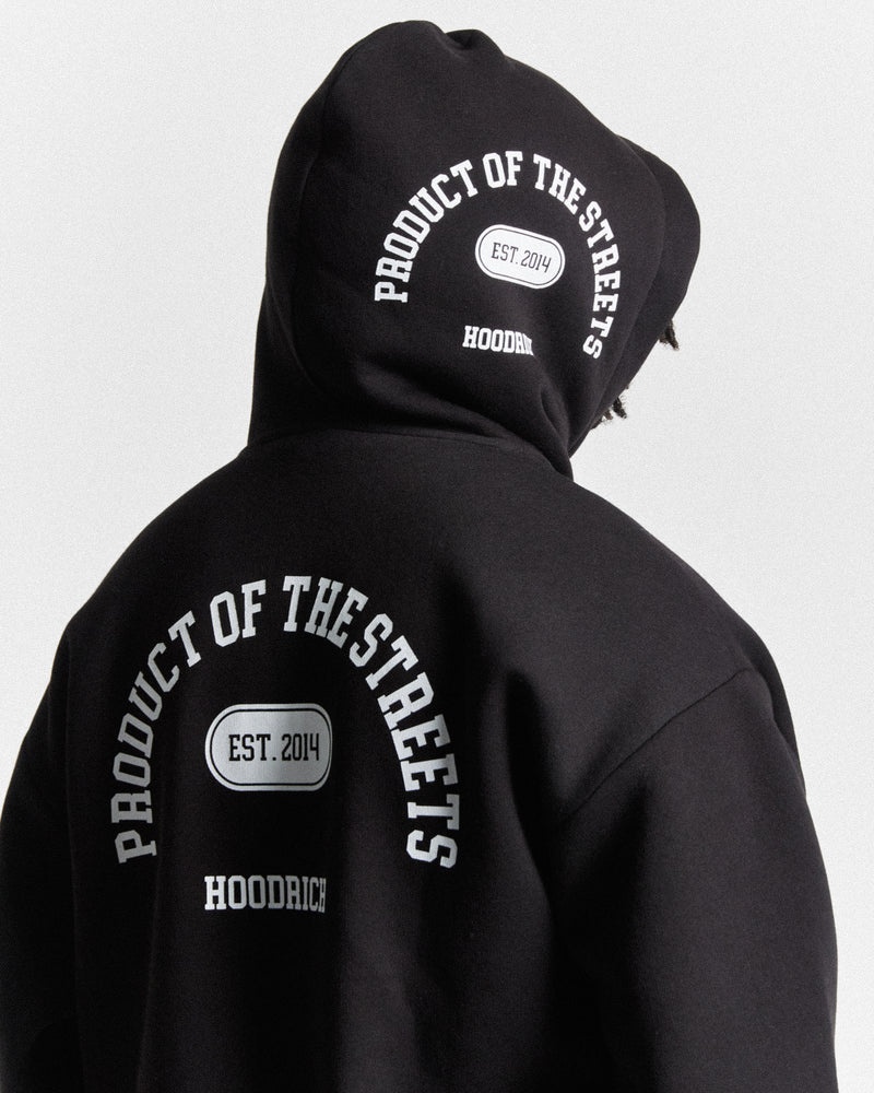 Hoodrich Phoenix Oversized Hoodie Herr Svarta | 84290-MFWN