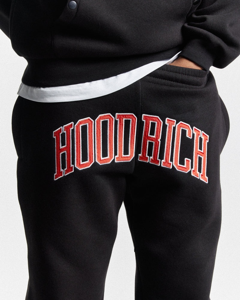 Hoodrich Phoenix Oversized Joggingbyxor Herr Svarta | 52160-KHTE