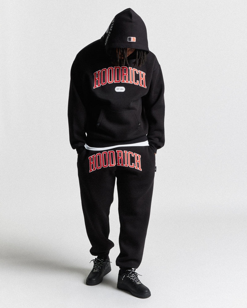 Hoodrich Phoenix Oversized Joggingbyxor Herr Svarta | 52160-KHTE