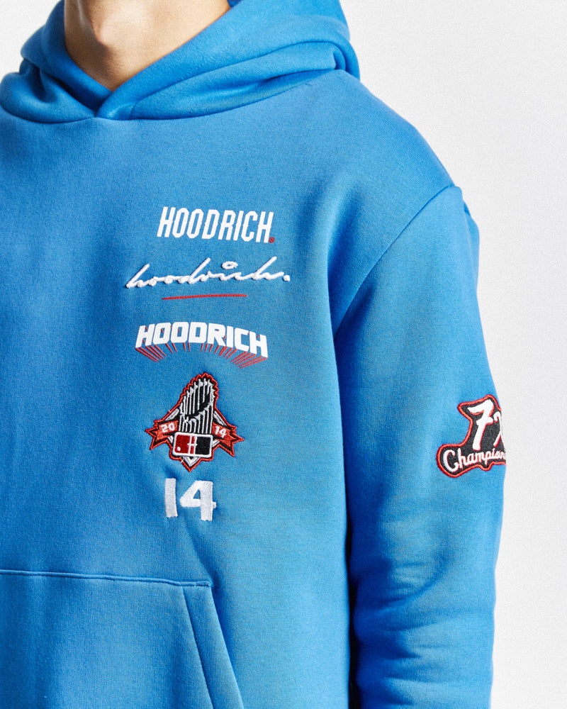 Hoodrich Stadium Hoodie Herr Blå | 75629-STZN