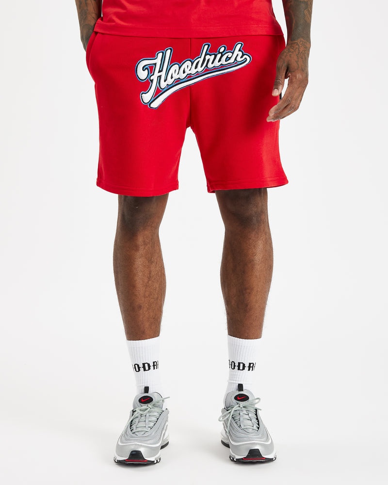 Hoodrich Stadium Shorts Herr Röda | 75309-EMIZ