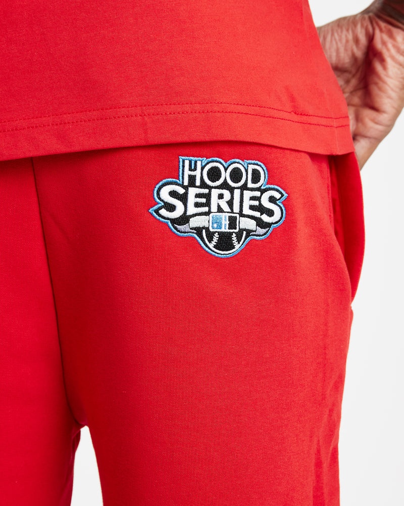 Hoodrich Stadium Shorts Herr Röda | 75309-EMIZ