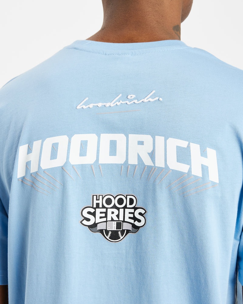 Hoodrich Stadium T-shirt Herr Blå | 10943-JSOA